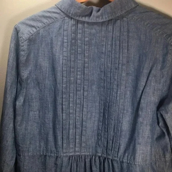 Free People Chambray oversized fit size s/p EUC - Picture 7 of 8